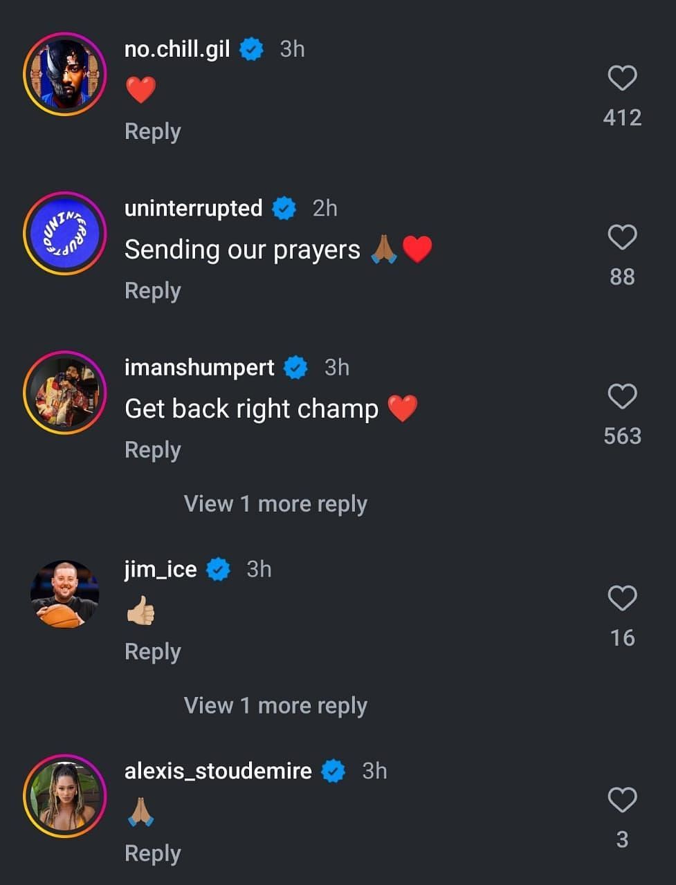 Jayson Tatum receives support from friends and family. (Credits: Jay Tatum)